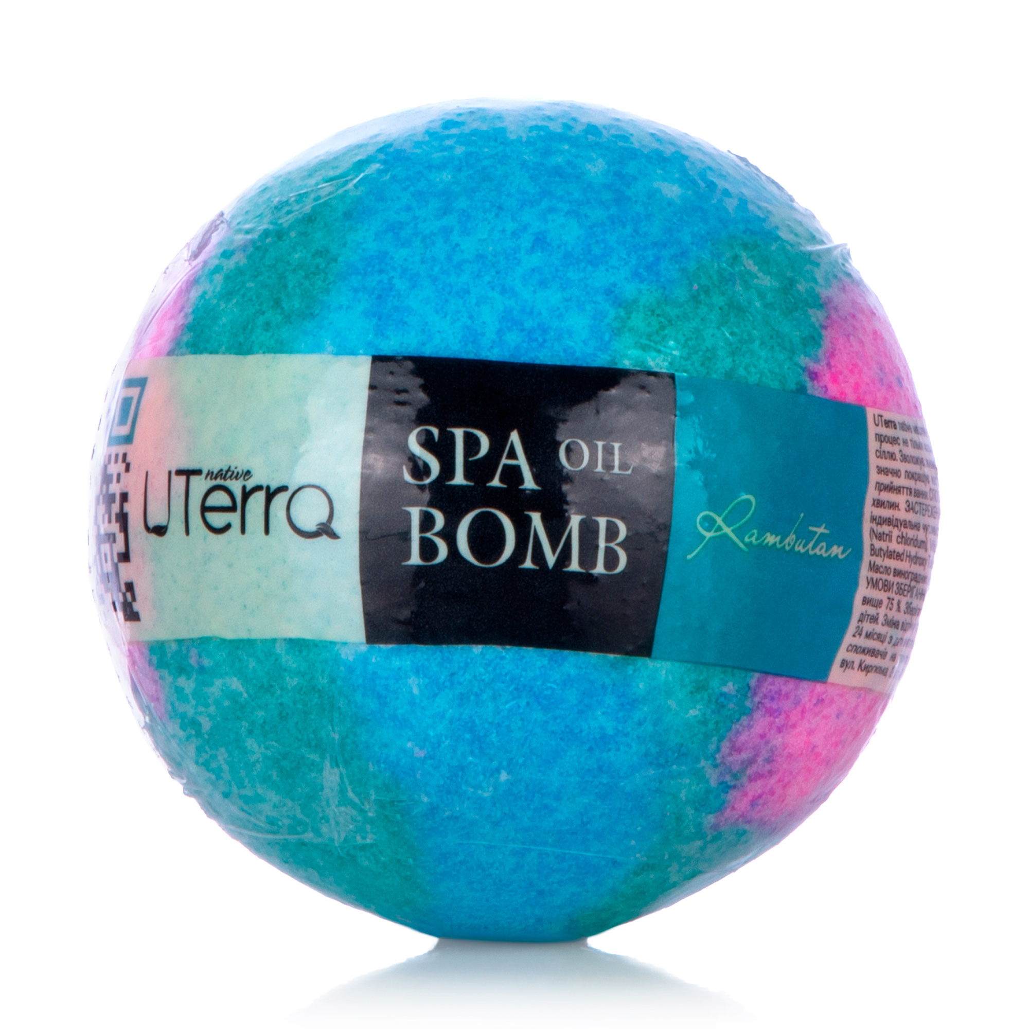 Масляна бомба для ванн UTerra Native SPA Oil Bomb Rambutan, 110 г