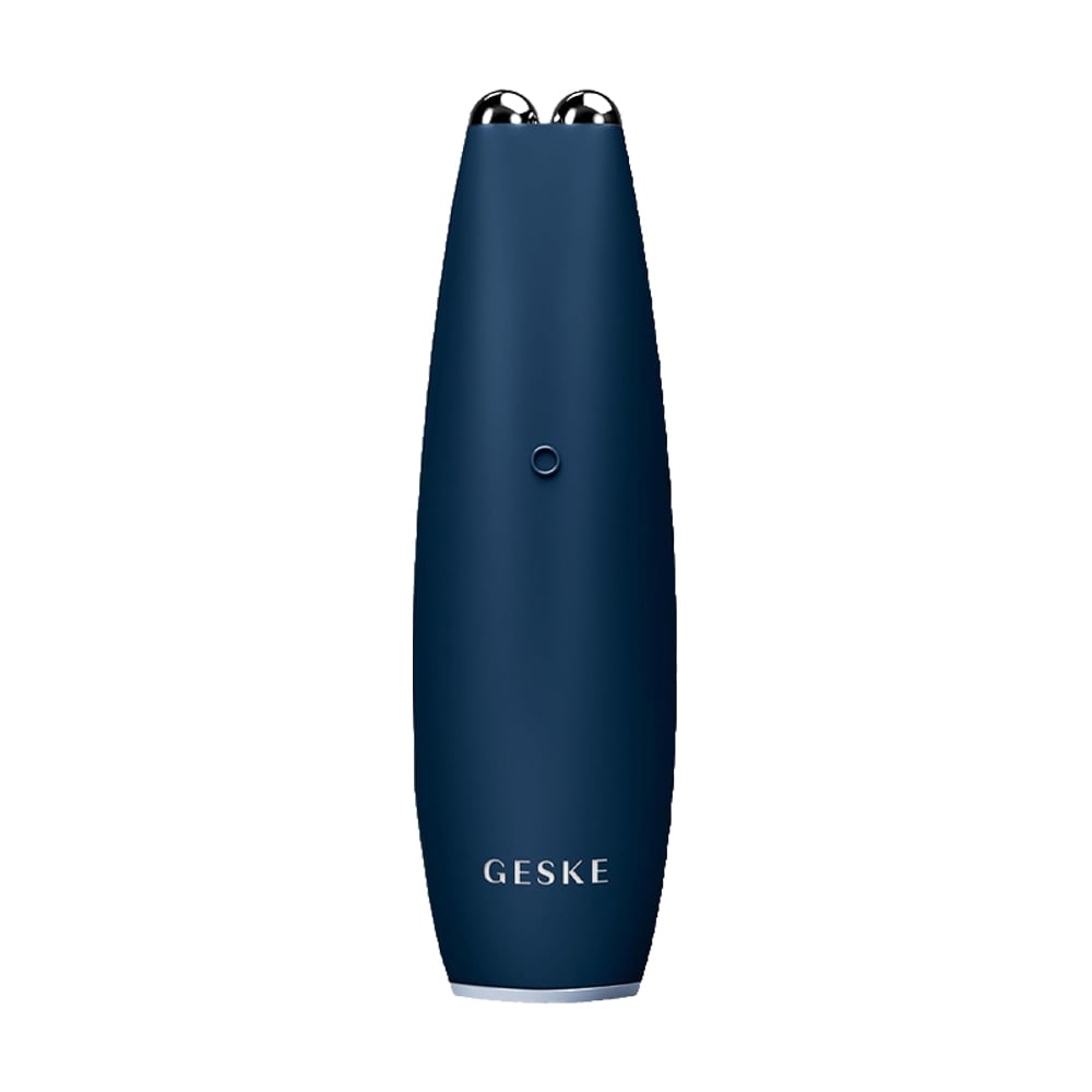 Мікрострумова ручка для підтяжки обличчя Geske MicroCurrent Face-Lift Pen 6 в 1, темно-синя